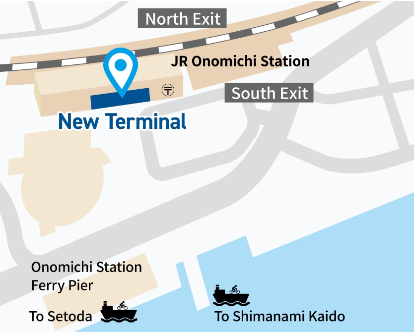 New terminal map